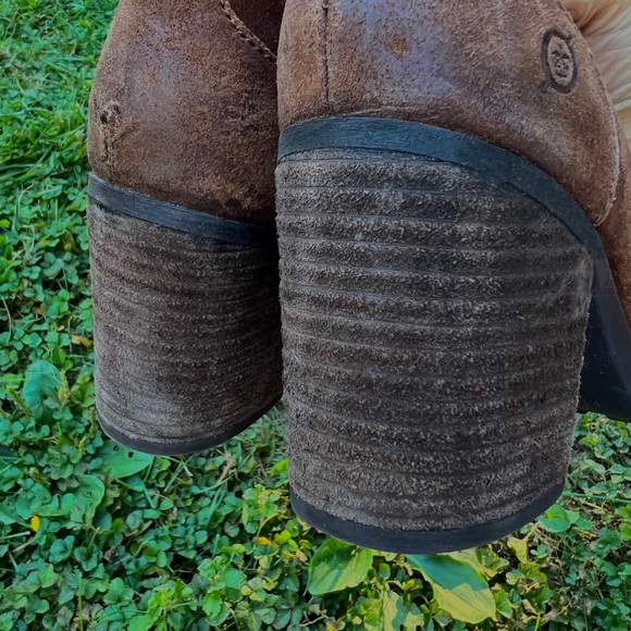 Born Cass combat lace up boot brown suede BOC 7.5 - Picture 9 of 9